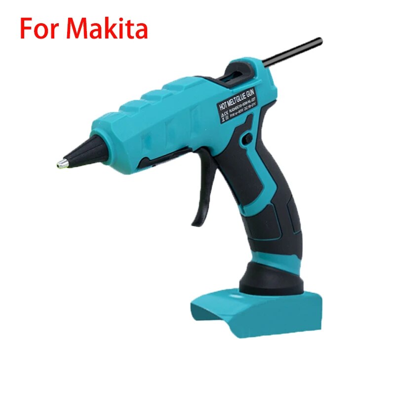 Cordless Hot Glue Gun for Power DIY Projects - compatible with 18V bat