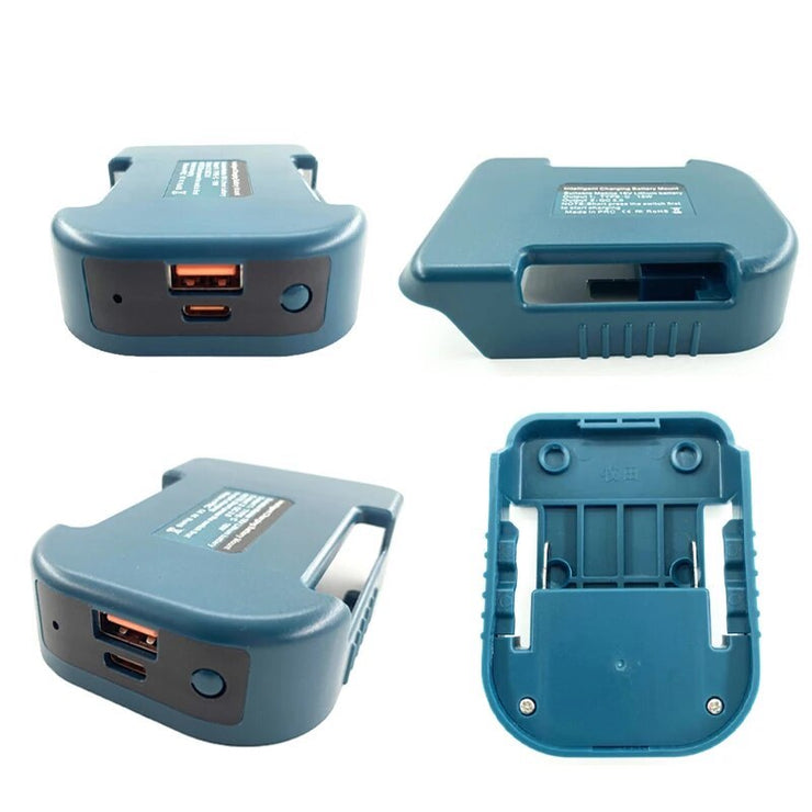 Multi-Compatible 18V Battery USB Charger Adapter with Type-C Output